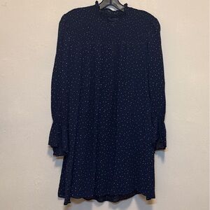 & Other Stories Navy Blue A-Line Dress